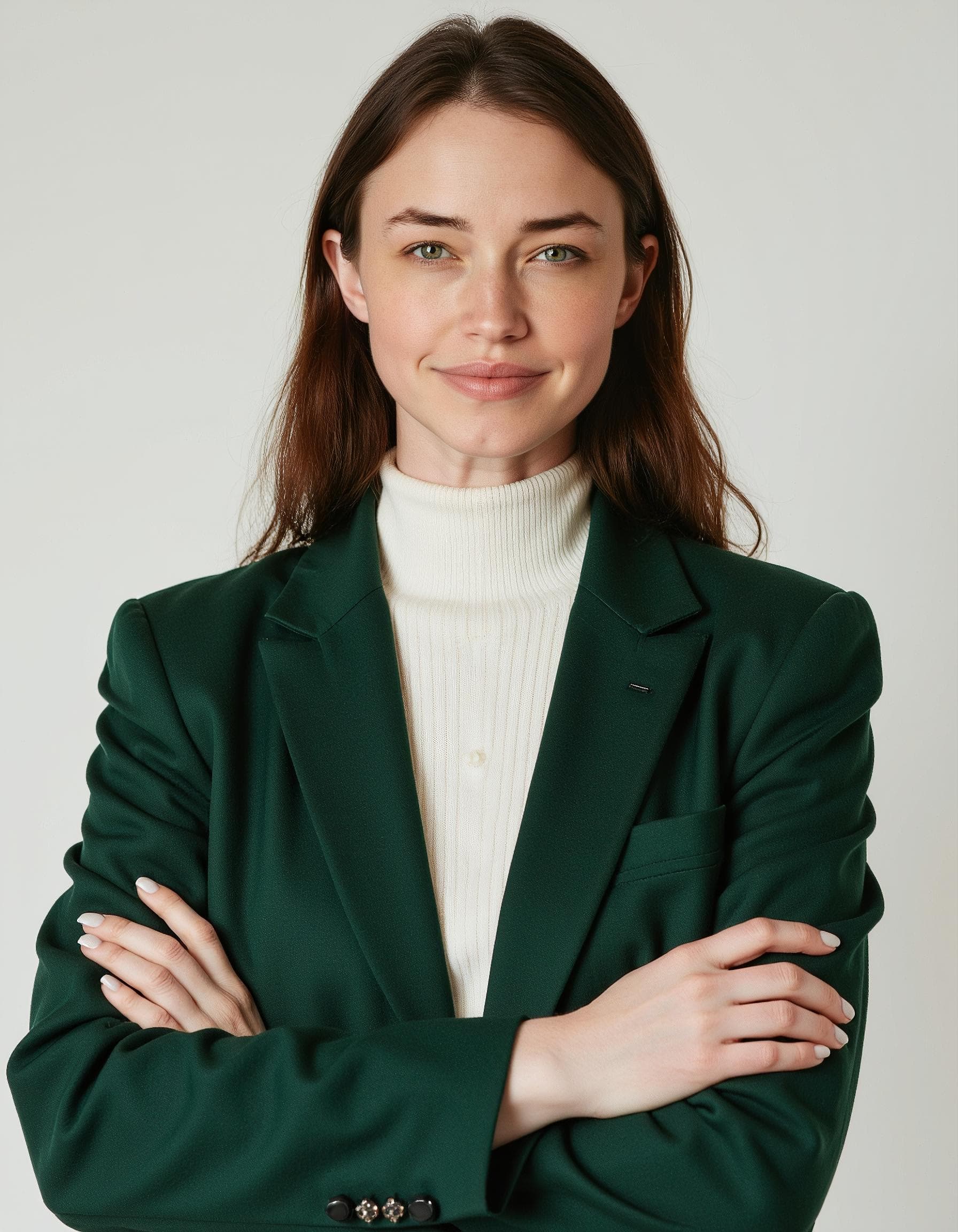AI-generated LinkedIn headshot example