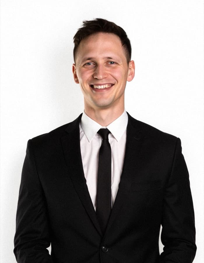 AI passport photo example